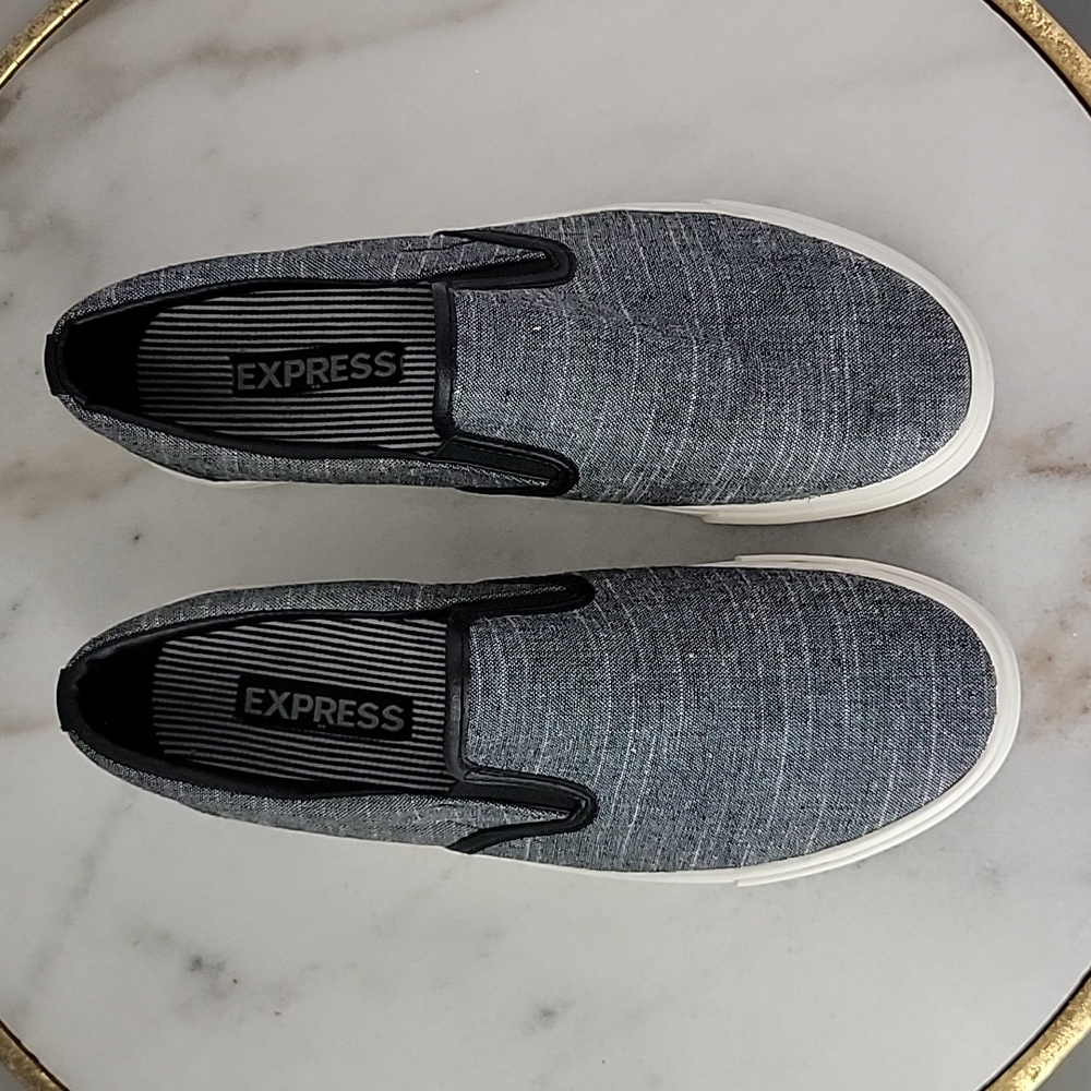Express slip on mens casual shoes